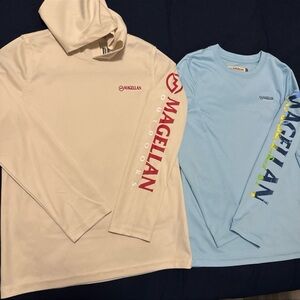 2 Magellan Outdoors Fishing Shirts | Classic Fit | Youth Size Small (8)